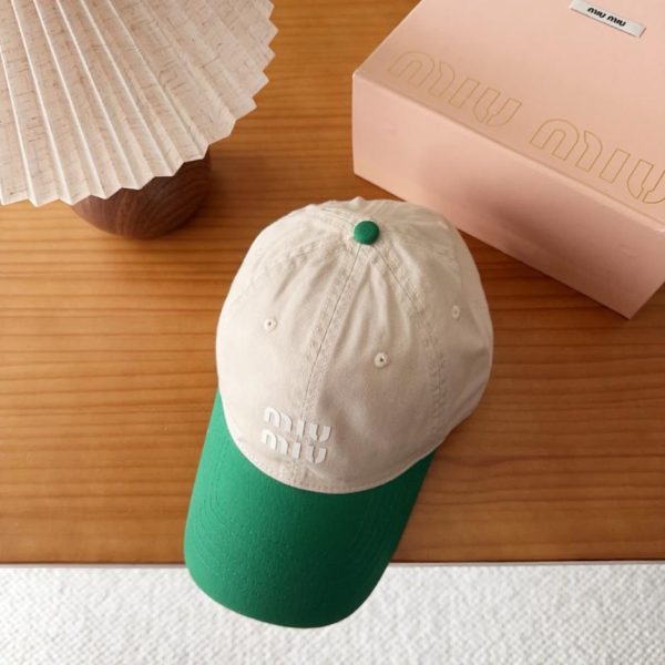 designer,replica,clothing,fake,1:1,lv,luxury,high quality MIUMIU New Baseball Cap (TXHBRF)
