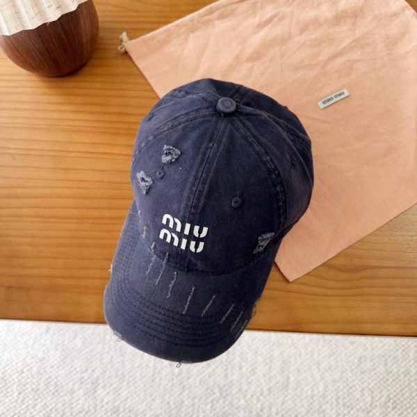 designer,replica,clothing,fake,1:1,lv,luxury,high quality MIUMIU Spring New Baseball Cap (76HS8J)