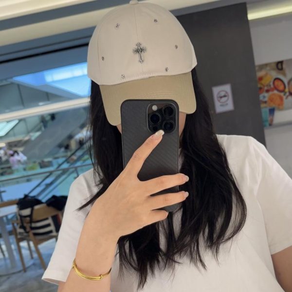 designer,replica,clothing,fake,1:1,lv,luxury,high quality Chrome Hearts Early Spring Korean Style Retro Distressed Ripped Hat Baseball Cap (YKDRY3)