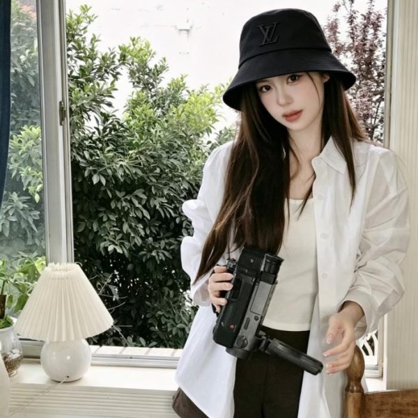 designer,replica,clothing,fake,1:1,lv,luxury,high quality Louis Vuitton fisherman’s hat (K3VN19)