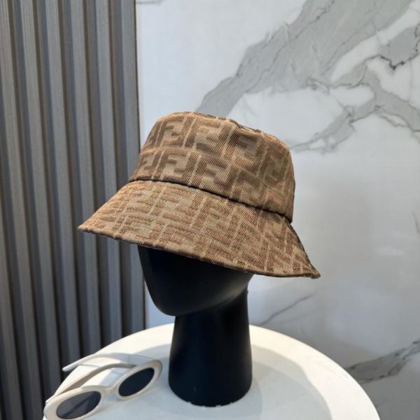 designer,replica,clothing,fake,1:1,lv,luxury,high quality FENDI monogrammed fisherman’s hat (63O036)