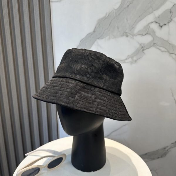 designer,replica,clothing,fake,1:1,lv,luxury,high quality FENDI monogrammed letter bucket hat (DOWODY)