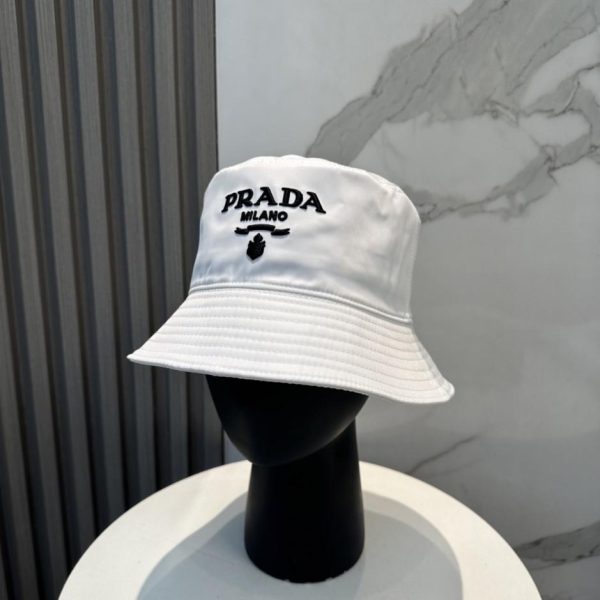 designer,replica,clothing,fake,1:1,lv,luxury,high quality Prada’s new embroidered 3D logo designer bucket hat (EIJMXI)