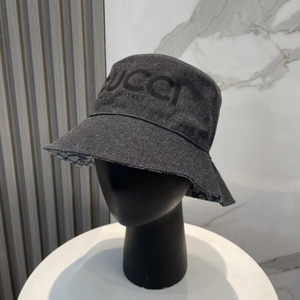 designer,replica,clothing,fake,1:1,lv,luxury,high quality GUCCI New Style Simple Reversible Fisherman’s Hat (5LM6O5)