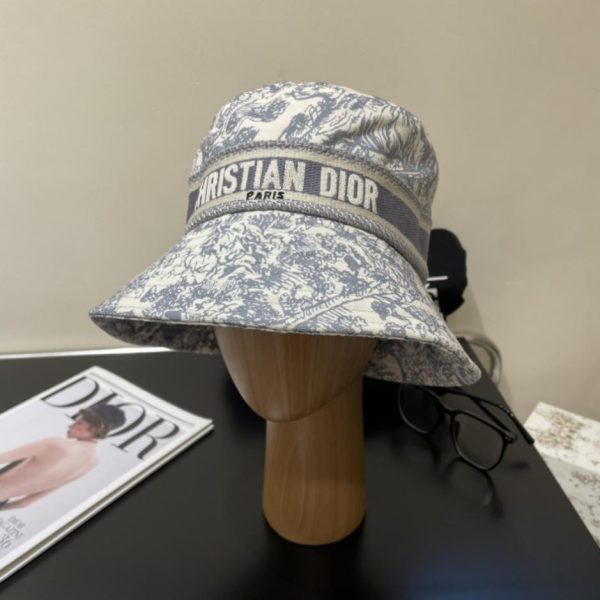designer,replica,clothing,fake,1:1,lv,luxury,high quality DIOR official website synchronized with Korean style landscape painting unisex bucket hat (S2FI1Z)