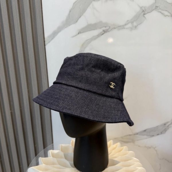 designer,replica,clothing,fake,1:1,lv,luxury,high quality New Chanel high-end denim bucket hat (VZB1YY)