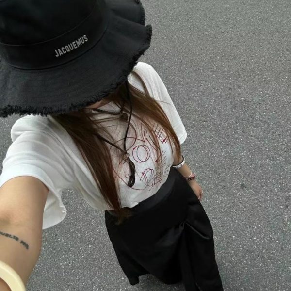 designer,replica,clothing,fake,1:1,lv,luxury,high quality Jacquemus tall bucket hat (5EM5LQ)