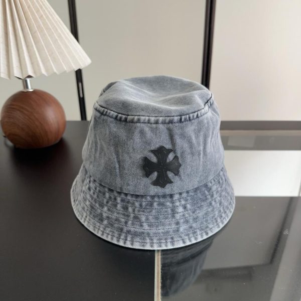 designer,replica,clothing,fake,1:1,lv,luxury,high quality Chrome Hearts New Bucket Hat (0L4WLD)