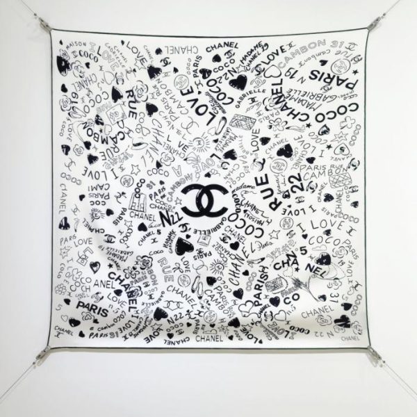 designer,replica,clothing,fake,1:1,lv,luxury,high quality SCC251218 Momme Double-sided 90x90cm Twill Silk Chanel (S9KDAA)