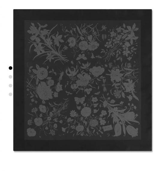 designer,replica,clothing,fake,1:1,lv,luxury,high quality SGC260218 Momme Double-sided 90x90cm Twill Silk Gucci “All-over Floral” (NO5I3Q)