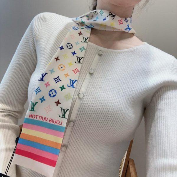 designer,replica,clothing,fake,1:1,lv,luxury,high quality LV Heavyweight Twilly Long Silk Scarf/Hair Tie (O4GJQ1)