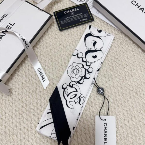 designer,replica,clothing,fake,1:1,lv,luxury,high quality Chanel black and white printed headband (FNC1YQ)