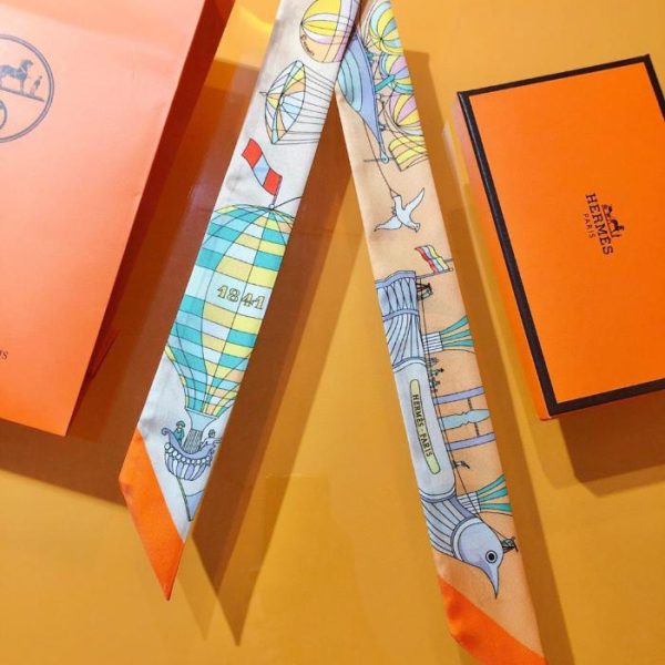 designer,replica,clothing,fake,1:1,lv,luxury,high quality HMS2238 Hermes Twilly Mini Scarf (WFTSZC) – Soaring Dreams of the Sky
