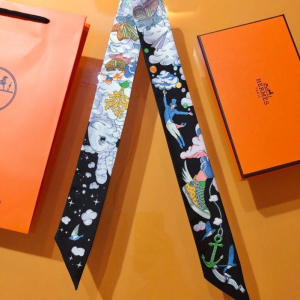 designer,replica,clothing,fake,1:1,lv,luxury,high quality HMS2261 Hermes Twilly Mini Scarf (L6W3EO)