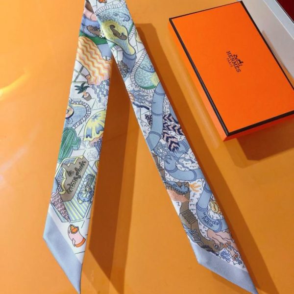 designer,replica,clothing,fake,1:1,lv,luxury,high quality HMS2429 Hermes New Twilly [Water Park]‼ Crafted from Top-Quality Twill Silk (D4FAG0)