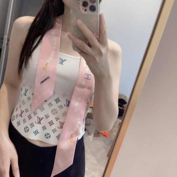 designer,replica,clothing,fake,1:1,lv,luxury,high quality High-quality, subtly patterned small pearls, same style as in boutiques, Chanel hair tie ribbon (Y6LM2Z)