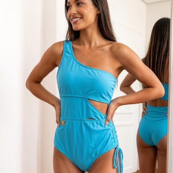 designer,replica,clothing,fake,1:1,lv,luxury,high quality Celine One-Piece Bikini Swimsuit (F9JW38)