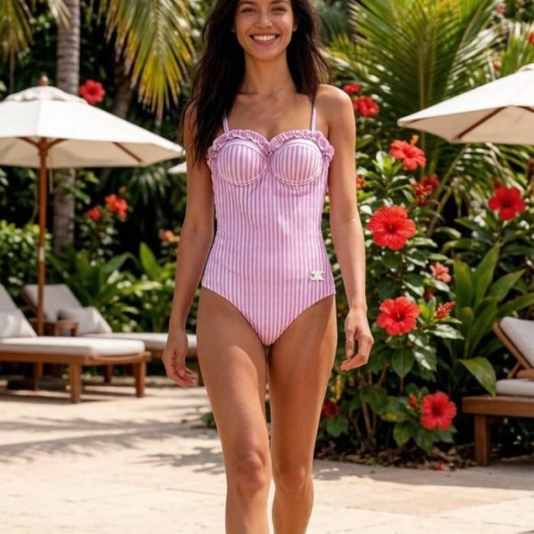 designer,replica,clothing,fake,1:1,lv,luxury,high quality Celine’s new one-piece swimsuit (Z6Y930)