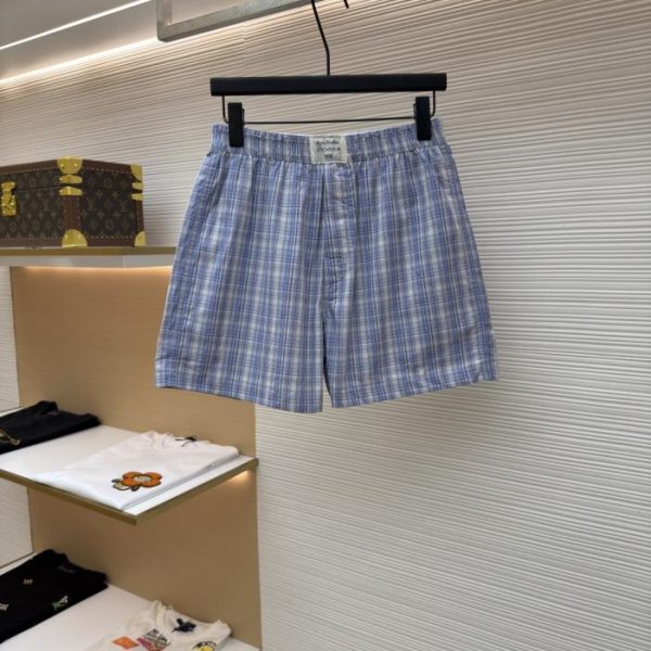 designer,replica,clothing,fake,1:1,lv,luxury,high quality Acne Studios Tag Plaid Shorts (25N48U)