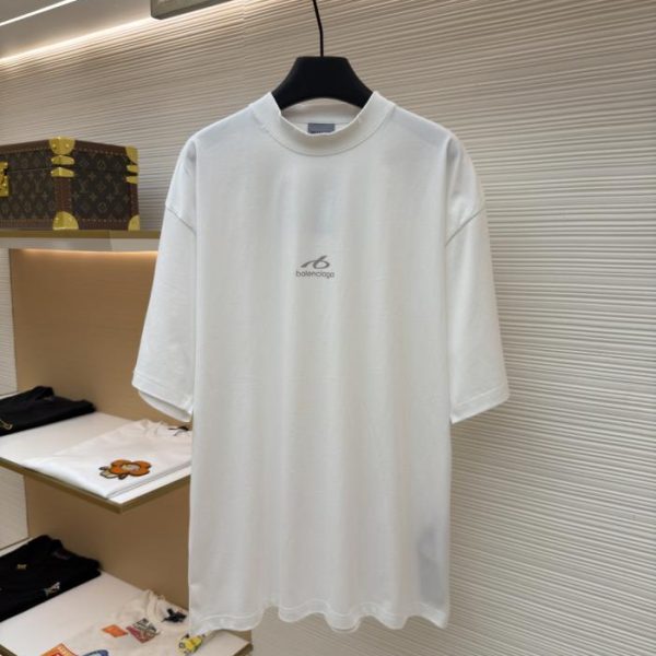 designer,replica,clothing,fake,1:1,lv,luxury,high quality Balenciaga Reflective Ring Logo Crew Neck Short-Sleeve T-Shirt (UUUHYT)