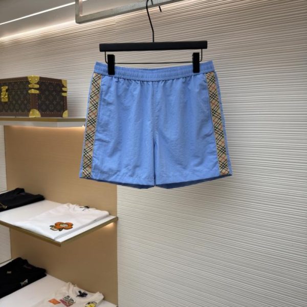 designer,replica,clothing,fake,1:1,lv,luxury,high quality Burberry drawstring check swim trunks (IKLXQ6)