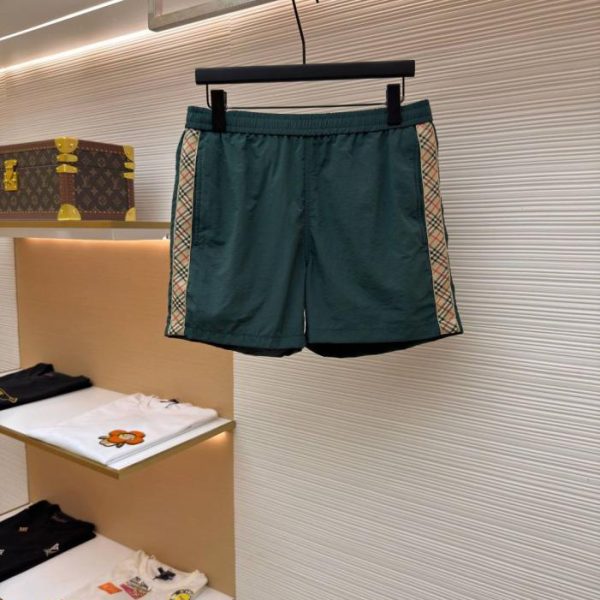 designer,replica,clothing,fake,1:1,lv,luxury,high quality Burberry drawstring check swim trunks (QO39FZ)