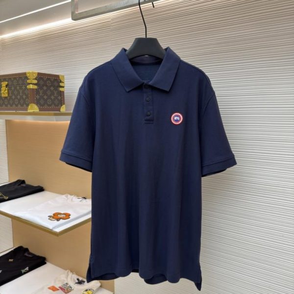 designer,replica,clothing,fake,1:1,lv,luxury,high quality Canada Goose logo polo shirt (COHG9W)