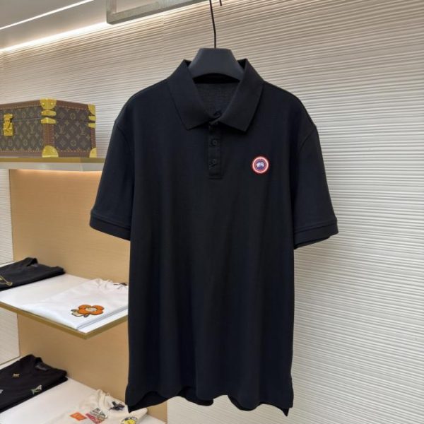 designer,replica,clothing,fake,1:1,lv,luxury,high quality Canada Goose logo polo shirt (2FZM02)