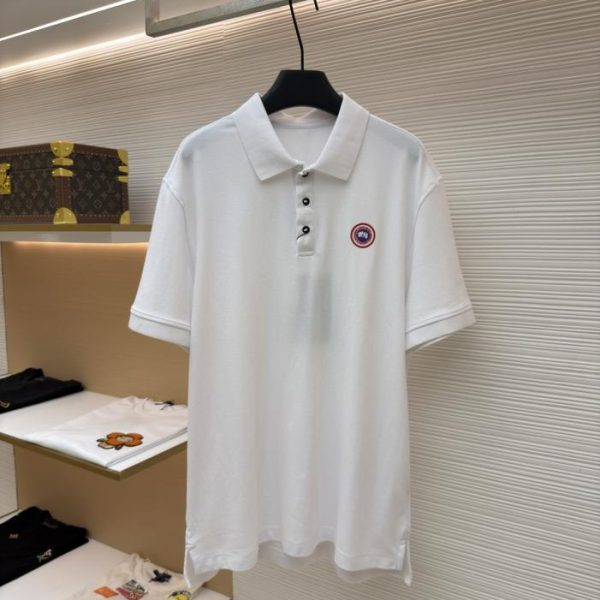 designer,replica,clothing,fake,1:1,lv,luxury,high quality Canada Goose logo polo shirt (AX1LC2)