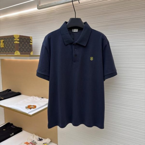 designer,replica,clothing,fake,1:1,lv,luxury,high quality Celine logo embroidered polo shirt (HG3767)