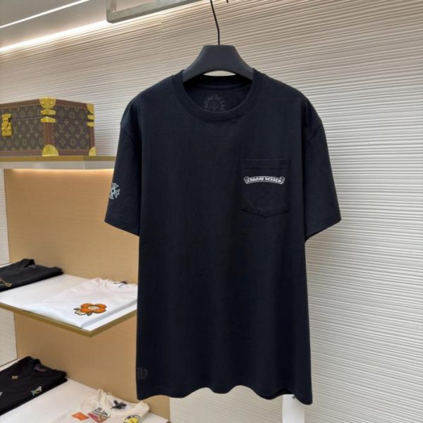 designer,replica,clothing,fake,1:1,lv,luxury,high quality Chrome Hearts Colorful Cross Phantom Short-Sleeve T-Shirt (EMCDOG)