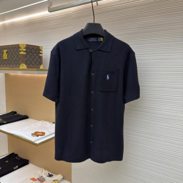 designer,replica,clothing,fake,1:1,lv,luxury,high quality Ralph Lauren Embroidered Sweater Shirt (KLN18J)