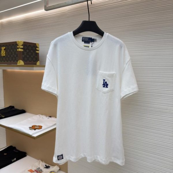 designer,replica,clothing,fake,1:1,lv,luxury,high quality Ralph Lauren Embroidered Short-Sleeve T-Shirt (BX3OKM)