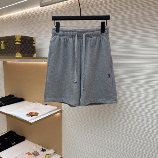 designer,replica,clothing,fake,1:1,lv,luxury,high quality Ralph Lauren logo embroidered shorts (WVLBN3)