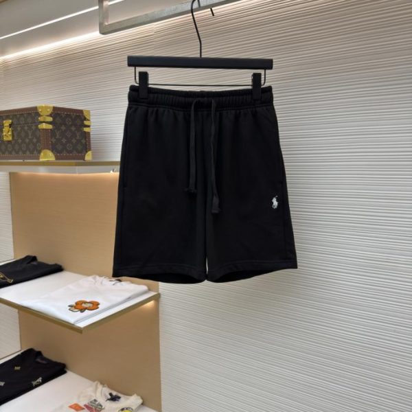 designer,replica,clothing,fake,1:1,lv,luxury,high quality Ralph Lauren logo embroidered shorts (4JIG7U)