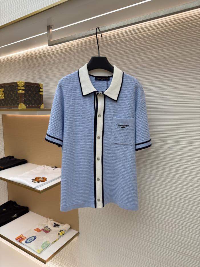 designer,replica,clothing,fake,1:1,lv,luxury,high quality LOUIS VUITTON Pocket Letter Color-Block Embroidered Knit Short-Sleeve Shirt (JIUHFE) designer,replica,clothing,fake,1:1,lv,luxury,high quality LOUIS VUITTON Pocket Letter Color-Block Embroidered Knit Short-Sleeve Shirt (JIUHFE)