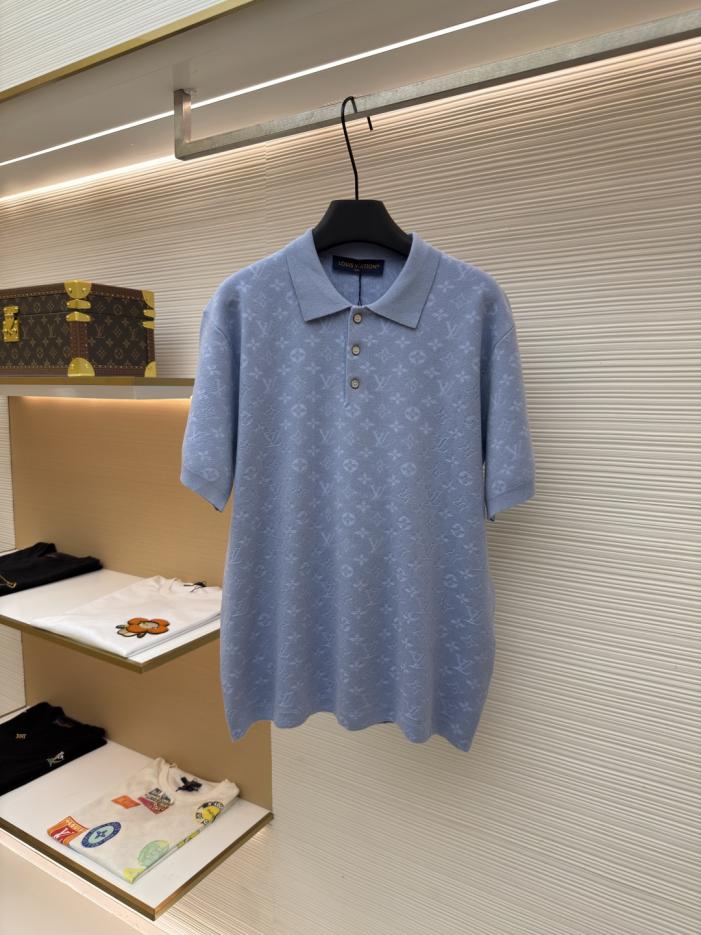 designer,replica,clothing,fake,1:1,lv,luxury,high quality LOUIS VUITTON Letter Pattern Jacquard Knit Short-Sleeve Polo Shirt (9MZE4R) designer,replica,clothing,fake,1:1,lv,luxury,high quality LOUIS VUITTON Letter Pattern Jacquard Knit Short-Sleeve Polo Shirt (9MZE4R)