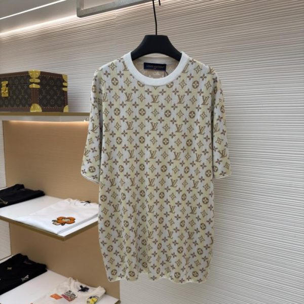 designer,replica,clothing,fake,1:1,lv,luxury,high quality LOUIS VUITTON Letter Floral Jacquard Knit Sweater (8F10UK)