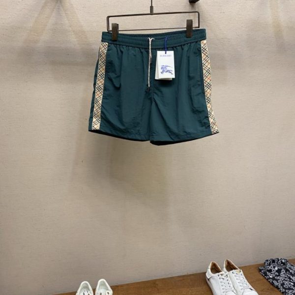 designer,replica,clothing,fake,1:1,lv,luxury,high quality Burberry drawstring check swim trunks (L205KW)