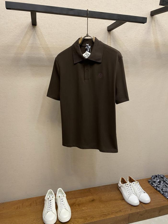 designer,replica,clothing,fake,1:1,lv,luxury,high quality Loewe cotton polo shirt with embroidered logo buttons (SZHN8M) designer,replica,clothing,fake,1:1,lv,luxury,high quality Loewe cotton polo shirt with embroidered logo buttons (SZHN8M)