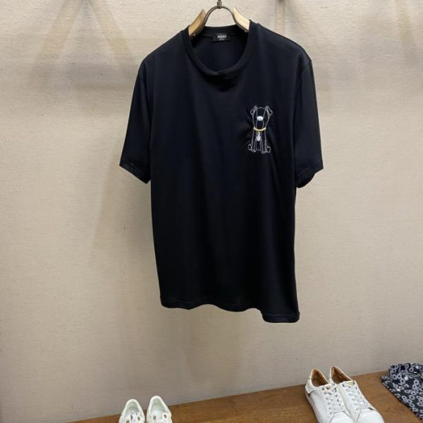 designer,replica,clothing,fake,1:1,lv,luxury,high quality Fendi’s new short-sleeved T-shirt (TBVY1X)