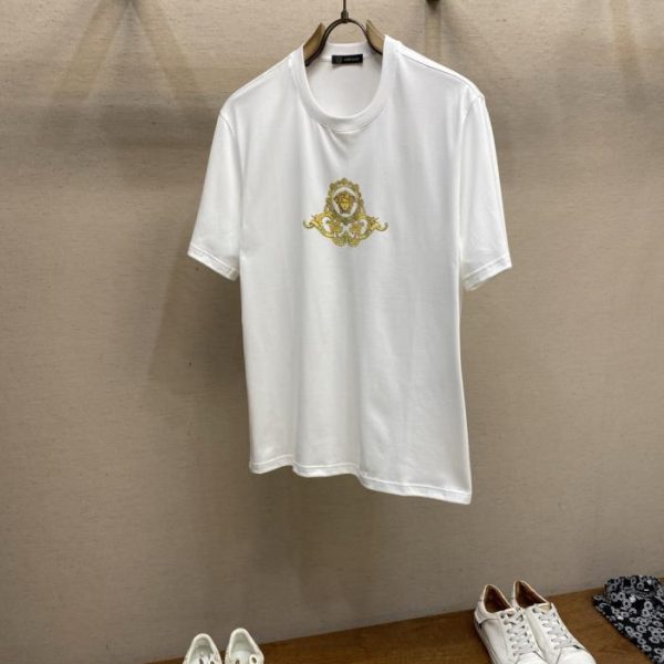 designer,replica,clothing,fake,1:1,lv,luxury,high quality New Versace short-sleeved T-shirt (U9T8O0)