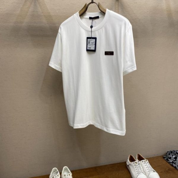 designer,replica,clothing,fake,1:1,lv,luxury,high quality LV premium cotton short-sleeved T-shirt (YH1JHO)