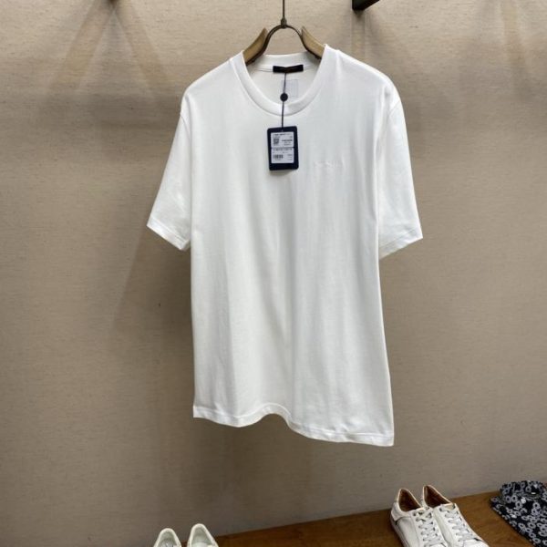 designer,replica,clothing,fake,1:1,lv,luxury,high quality LV minimalist short-sleeved T-shirt (DO9X0H)