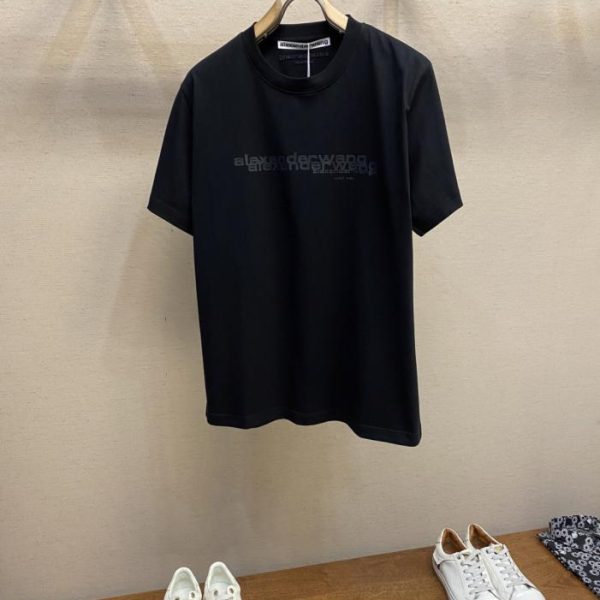 designer,replica,clothing,fake,1:1,lv,luxury,high quality Alexarder Wang Cotton Loose Fit, 3D Print, Embroidered Brand Logo on Back (DCU93E)