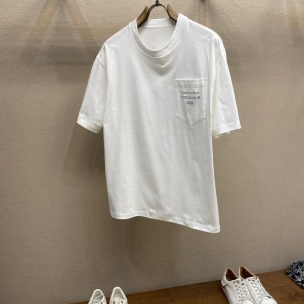 designer,replica,clothing,fake,1:1,lv,luxury,high quality Acne Studios New Short-Sleeve T-Shirt (QHDUOT)