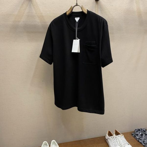 designer,replica,clothing,fake,1:1,lv,luxury,high quality BOTTEGA VENETA Heavyweight Cotton Short-Sleeve T-Shirt (E75HIS)