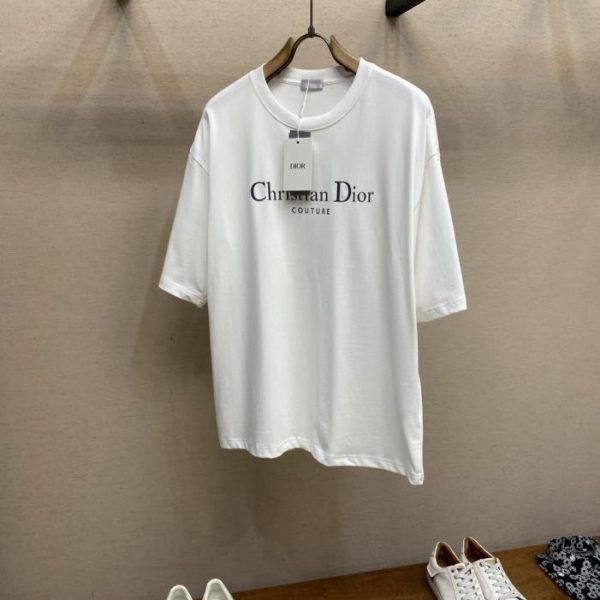 designer,replica,clothing,fake,1:1,lv,luxury,high quality Dior Classic Letter Print Short-Sleeve T-Shirt (KFONTB)