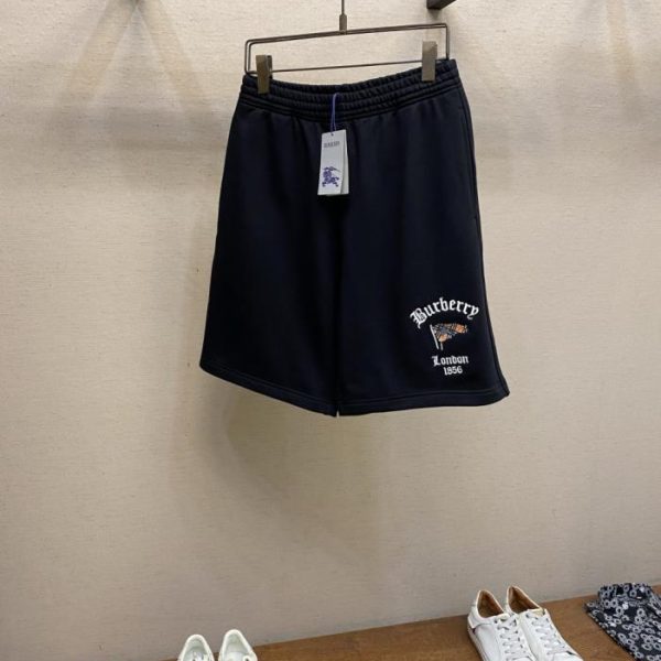 designer,replica,clothing,fake,1:1,lv,luxury,high quality Burberry Flag Embroidered Cotton Shorts (OSZF3B)