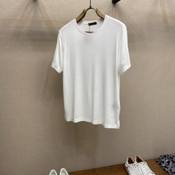 designer,replica,clothing,fake,1:1,lv,luxury,high quality Nuoyou Pianya, Italian luxury understated old-money style Tremezzo men’s T-shirt (EJ46J7)